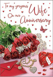 This anniversary card image captures a moment of heartfelt celebration, arranged with the quiet elegance of a gift prepared for delivery to a cosy home off Wanstead Park Road. A lush row of red roses stretches across a gently shimmering surface, their velvety petals gleaming with deep, romantic colour. Each bloom appears freshly opened, the petals curving outward in soft spirals that suggest both passion and tenderness. Delicate greenery nestles between the flowers, offering a cool contrast that makes the rich reds feel even more intense, like the vivid shades you spot in Forest Gate Flowers' displays on a bright morning. The roses seem almost dewy, with subtle highlights that give the illusion of tiny droplets catching the light. Beneath the flowers rests a softly folded envelope, hinting at a carefully written message tucked inside, ready to be read over a quiet dinner at home. Nearby, a heart-shaped locket lies partially open, its smooth metal surface reflecting warm light, while a string of dainty pearls brings a hint of vintage charm, as if passed down through generations. Jewel-like adornments sparkle gently, their facets glinting like city lights after dusk along Woodgrange Road. Scattered across the background are small heart motifs, some shimmering, some matte, adding playful romance without overwhelming the scene. A single butterfly detail appears to hover above or near the roses, suggesting lightness and transformation, as though love itself were taking flight. The colour palette is saturated with passionate reds, soft blushes, and touches of gold, creating a warm, glowing atmosphere. The overall effect is intimate and nostalgic, ideal for marking another year of shared memories in the familiar surroundings of Forest Gate.